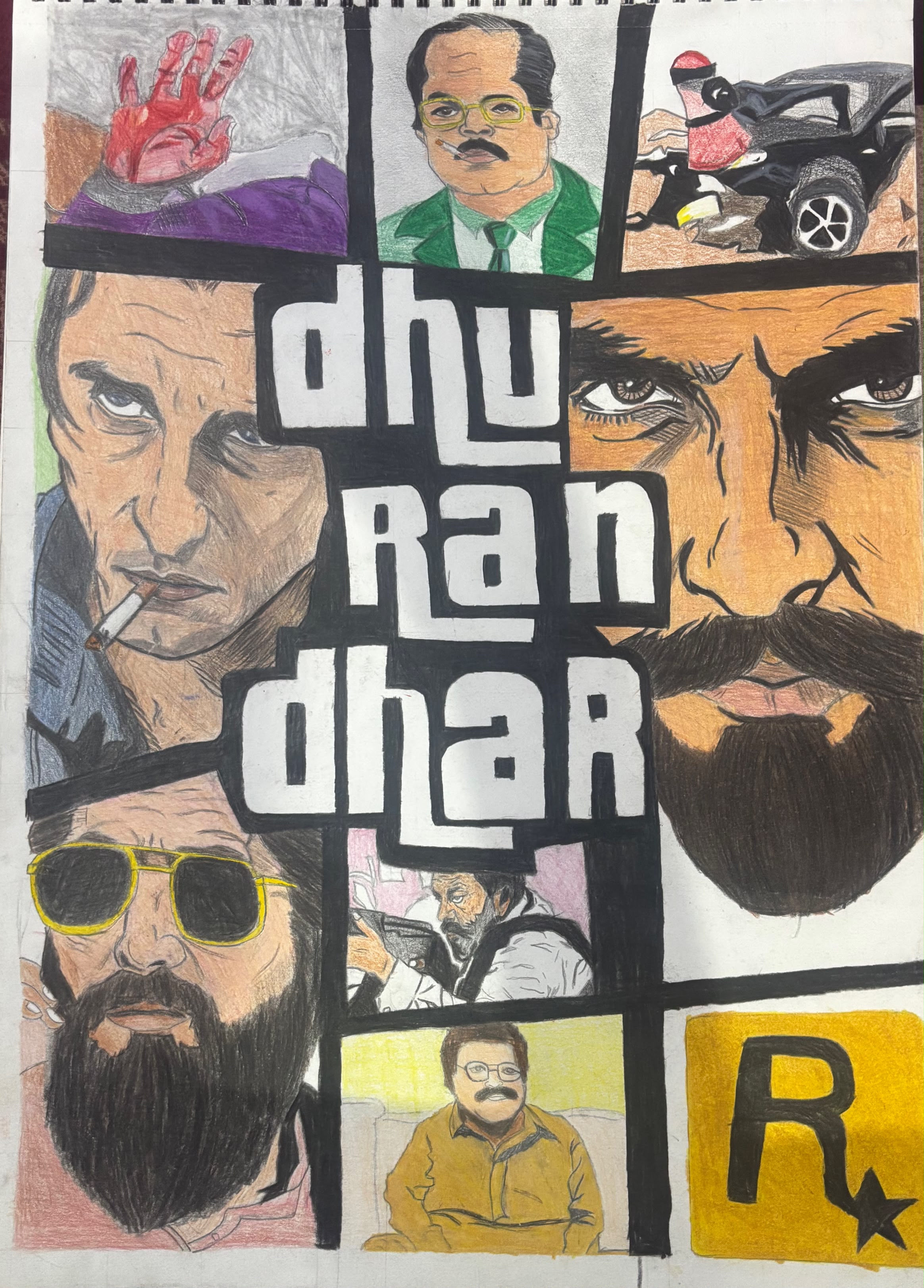 Dhurandar in GTA V edition