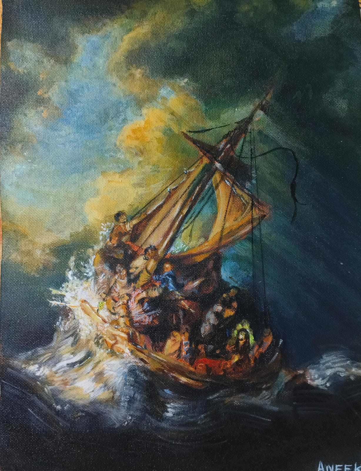 A ship of divine protection