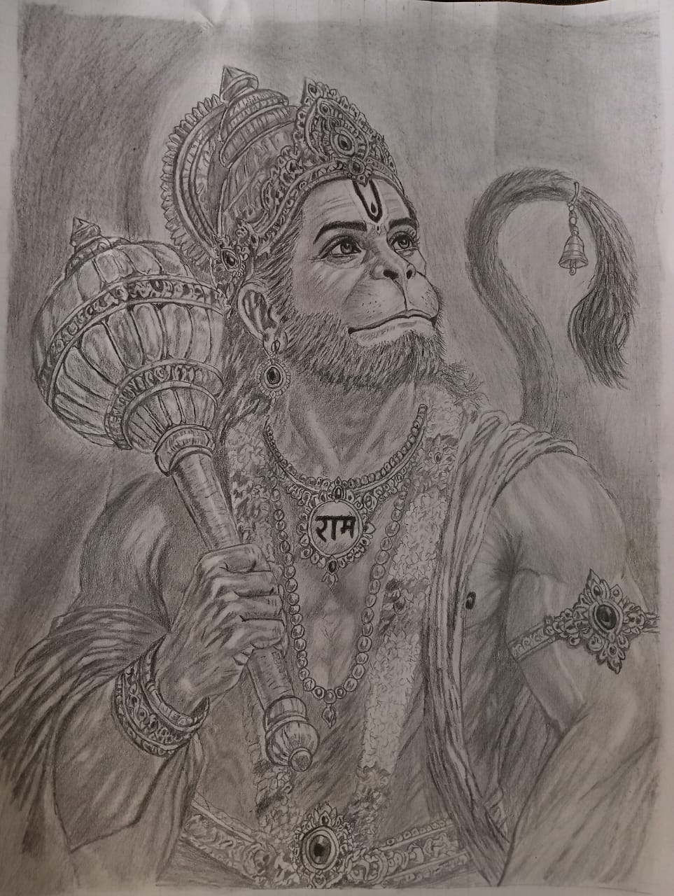 Lord Hanuman sketch
