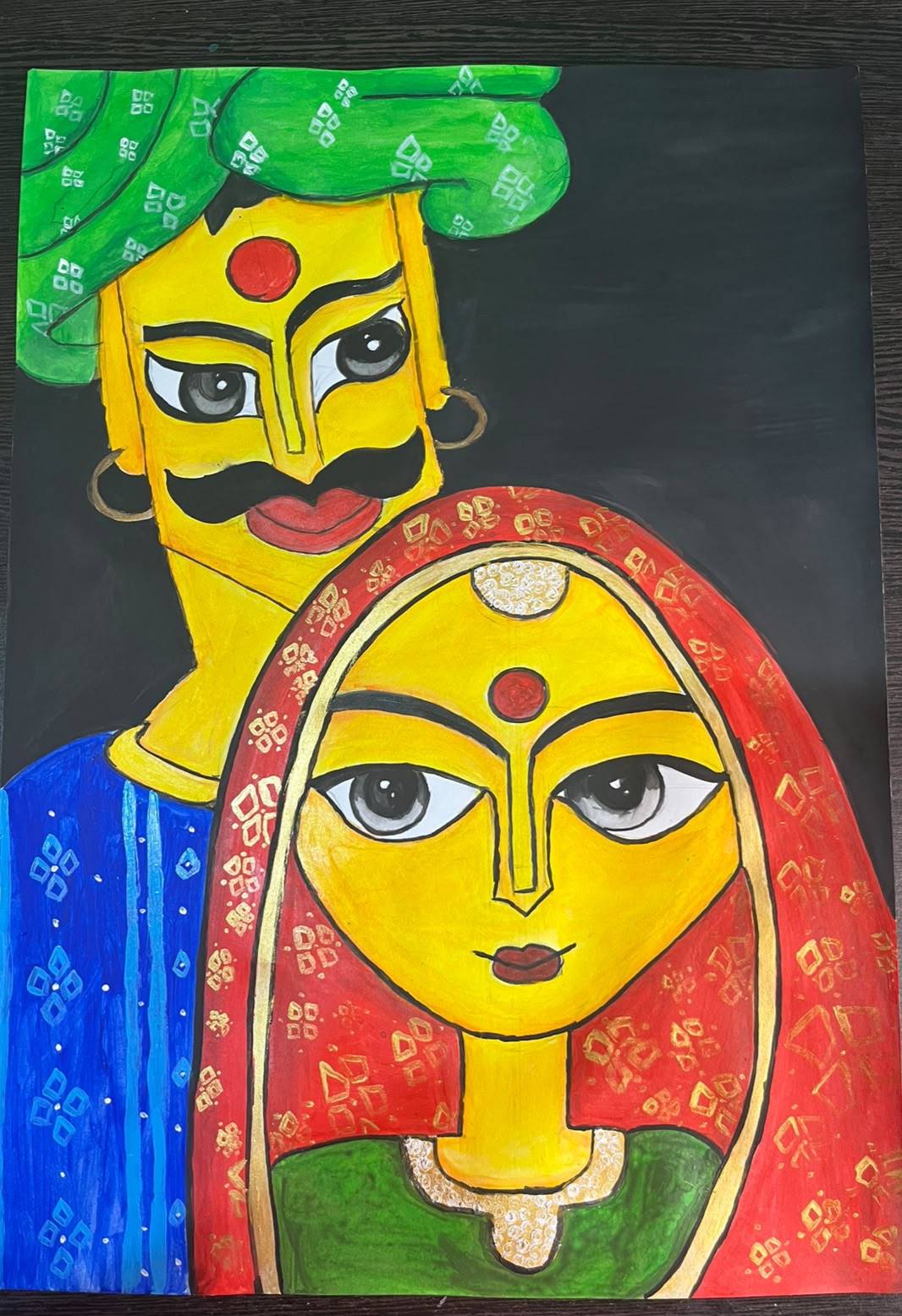 Rajasthani folk painting