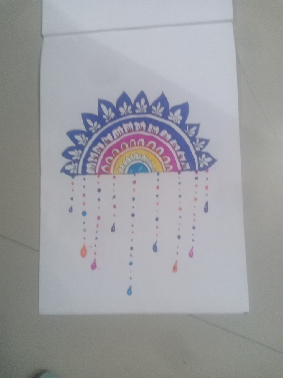 Mandala-style decorative art
